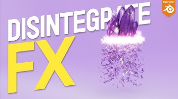 Maak deze Disintegrate FX in Blender