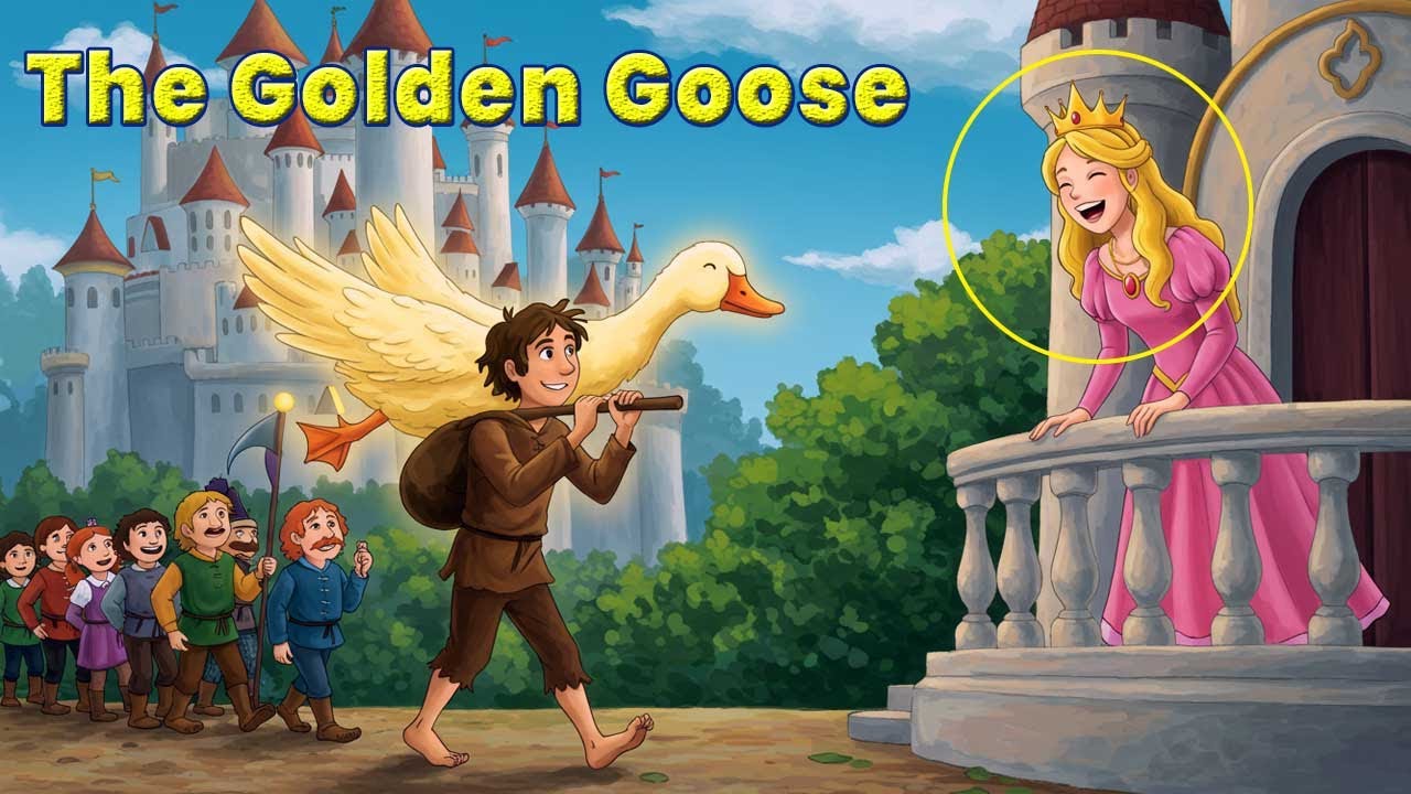 he Golden Goose | A Fun & Magical Fairy Tale for Kids | Brothers Grimm ...