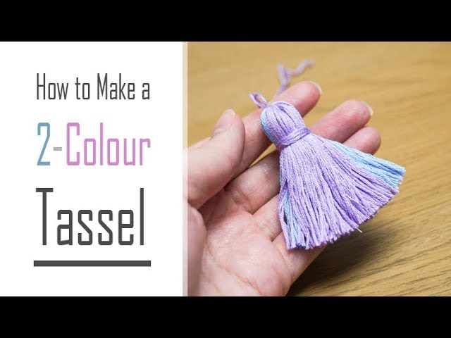How to make tassels: yarn, leather, embroidery floss, upcycled denim  tassels · VickyMyersCreations