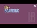 HR Basics: Onboarding