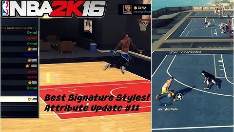 NBA 2K16| NEW ATTRIBUTE UPDATE! | Best Signature Styles After Patch 6! #11 - Prettyboyfredo