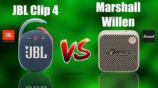 JBL Clip 4 vs Marshall Willen Bluetooth Speaker Comparison  | Which Is Better ?