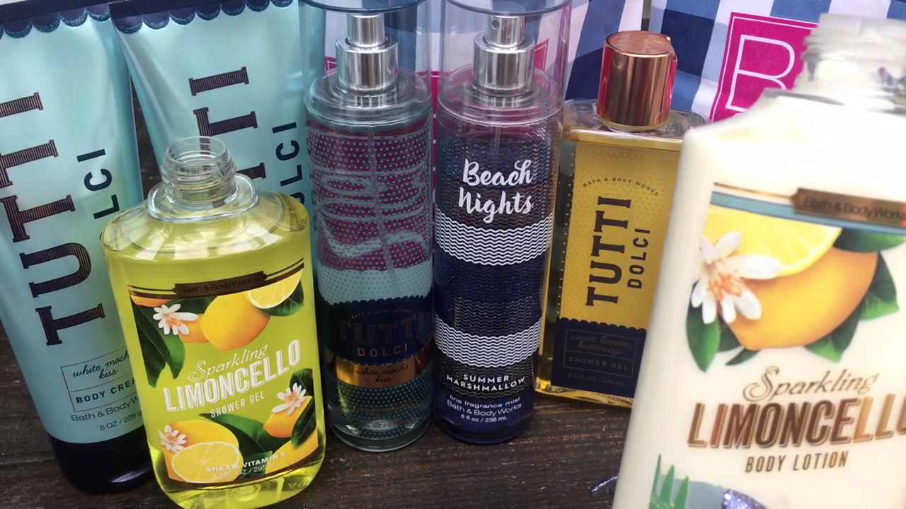 Bath Body Works Sas Haul Part 2 Tutti Dolce Beach Nights Candles