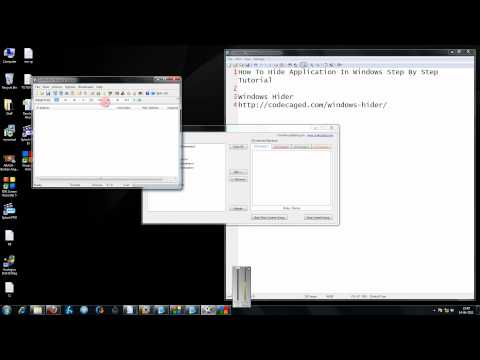 How To Hide Application In Windows Step By Step Tutorial