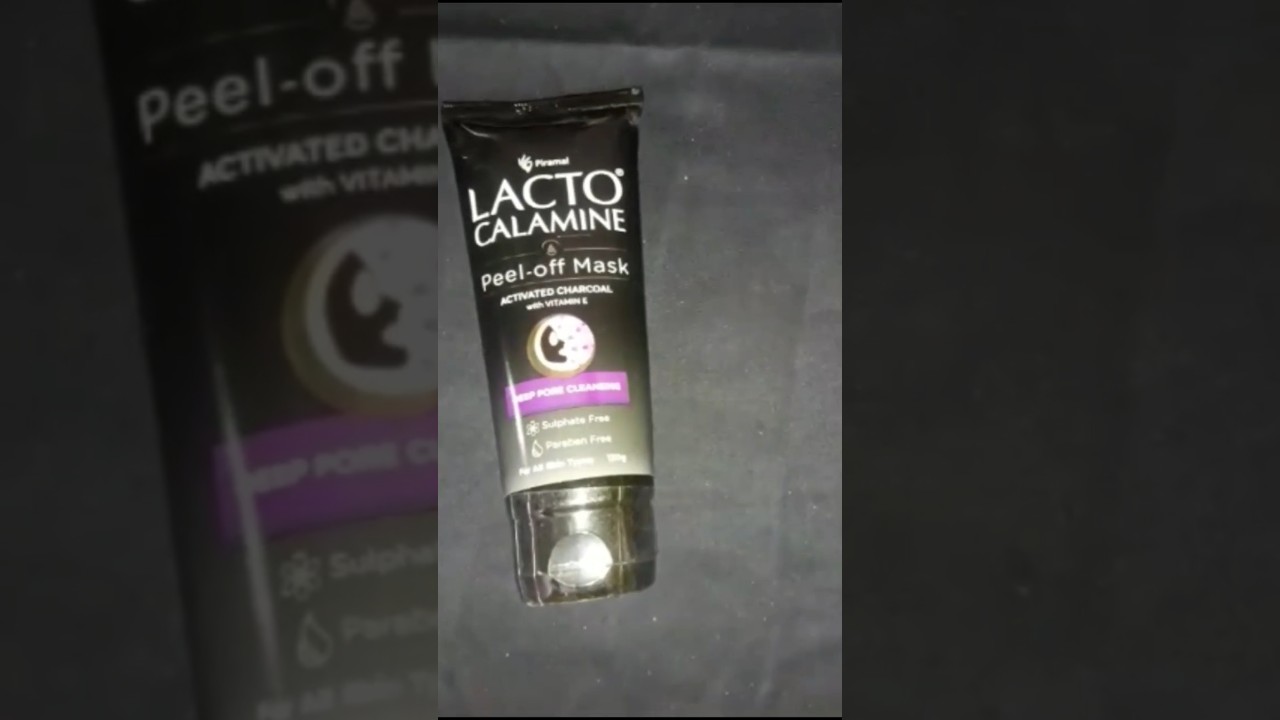 LACTO CALAMINE PEEL-OFFMASK Activated Charcoal 