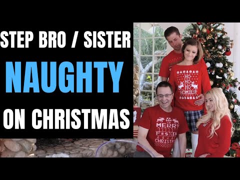 Brother and Step Sister Being Naughty On Christmas Day