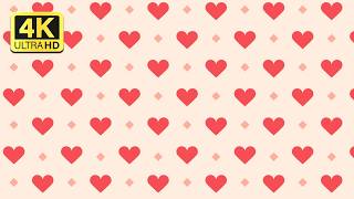 Heart Shapes Pattern ~ Romantic Motion Background [FREE TO USE]