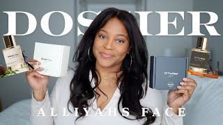 I TRIED THE NEW DOSSIER X ALLYIAH'S FACE PERFUMES