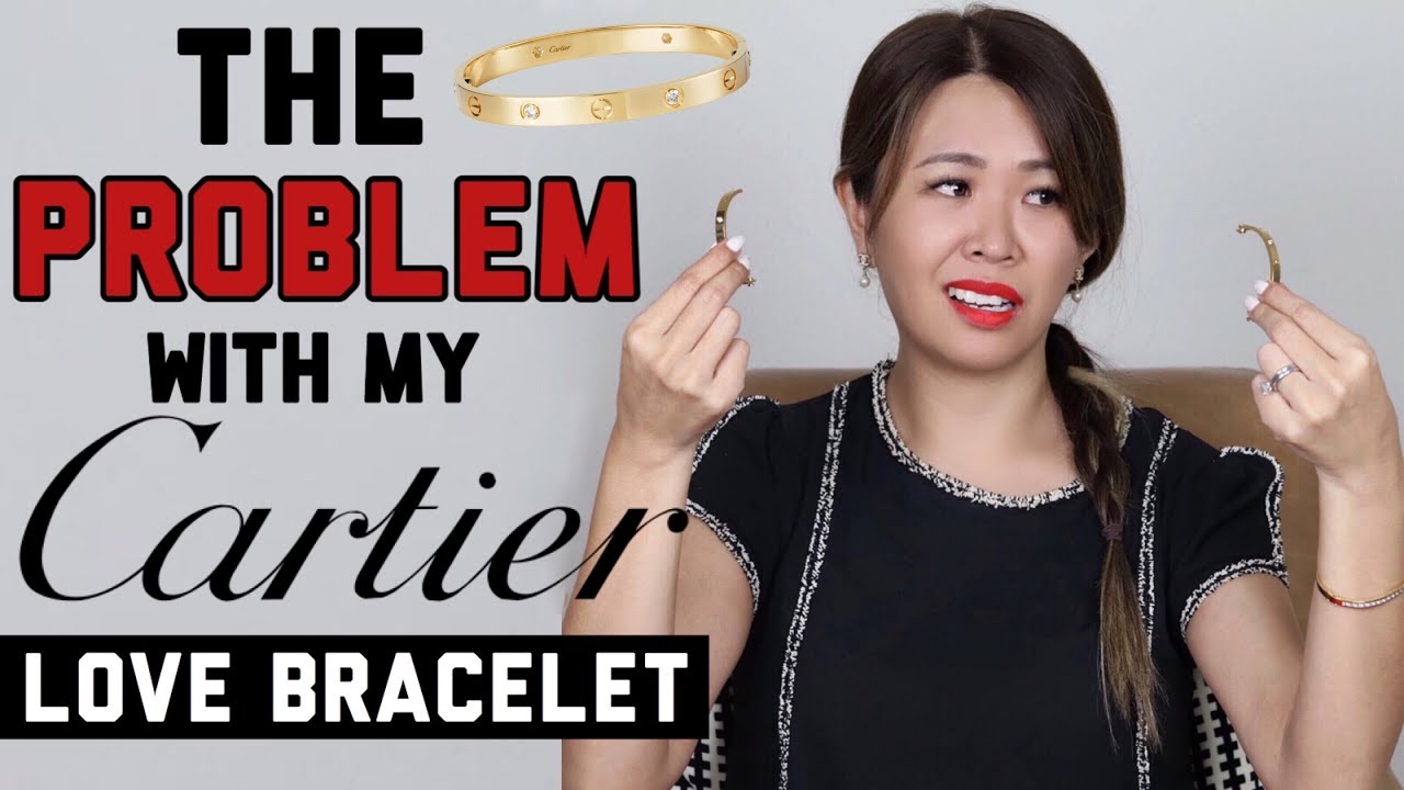 cartier love bracelet new screw system problems