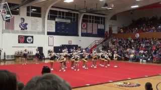 Darien Swarm Jr Midget Cheerleading conference competition 10-19-2014