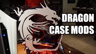 MSI Custom PC Dragon Case Mods at CES 2015