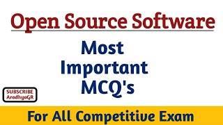 Computer MCQ's|Open Source Software MCQ's|OSS|MCQ'S|Top questions|Competitive exam| @CompBookAradhya screenshot 4