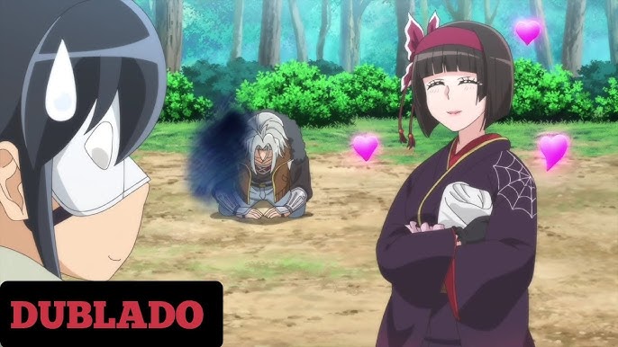 Makoto vs Aranha do desastre(Tsuki ga Michibiku Isekai Douchuu dublado) 