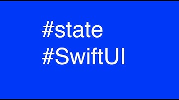 #@state property wrapper, #swiftUI