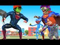 Avengers Team Nick transform Super Man vs Team Zombie Hero rescue City - Scary Teacher 3D Animation