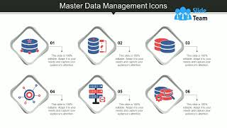 Master Data Management Icons