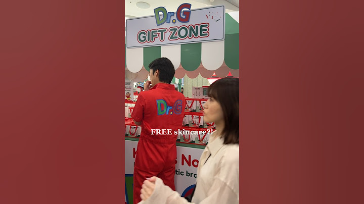 I got FREE SKINCARE in Korea