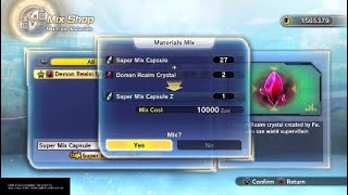 How to get Demon Realm Crystals and Super Mix Capsules | Dragon Ball Xenoverse 2