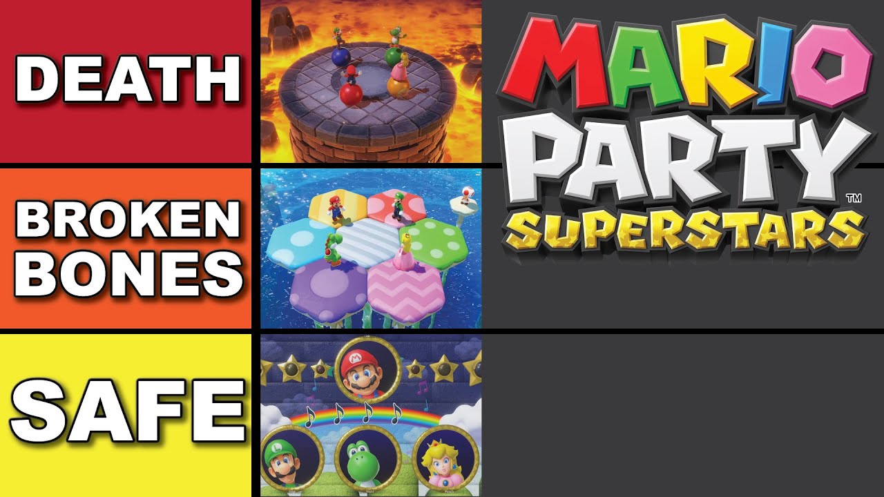 Ranking Mario Party 1 minigames based on how dangerous/deadly they