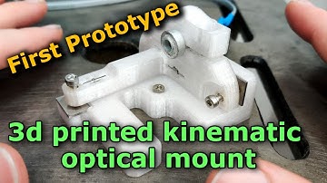 Prototyping a Kinematic Optical Mount for Laser and Optical Lens
