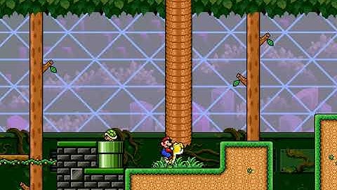 SMBX 1.4.5 Custom Level: Dinosaur Greenhouse (World 2-5)