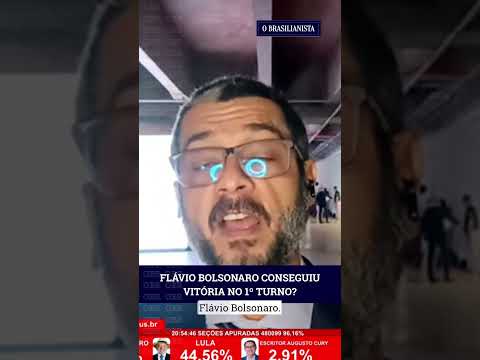 Flávio Bolsonaro conseguiu vitória no 1º turno?