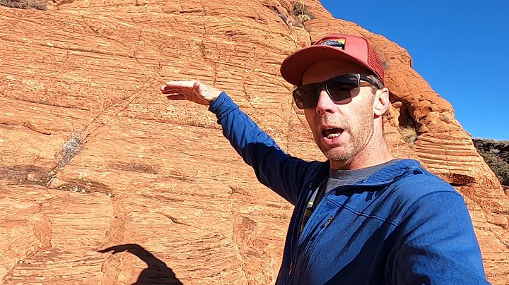 Geologist explains southern Utah's Navajo Sandstone and Moqui marbles at Snow Canyon State Park
