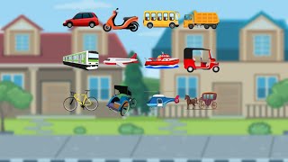 Belajar Mengenal Alat Transportasi untuk Anak-Anak | Game Edukasi Anak PAUD dan TK screenshot 3