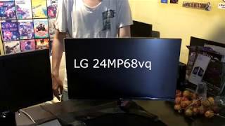 Unboxing and Test Gaming Monitor LG 24mp68vq-p Indonesia