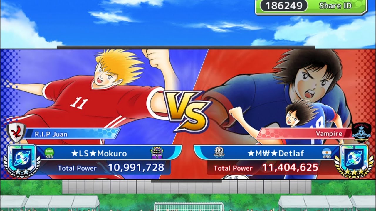 Emperor King Schneider AS and Shun Nita on the Field | Captain Tsubasa Dream Team
