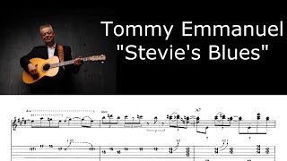 Stevie's Blues + TABS (Tommy Emmanuel, vers. from "Determination")