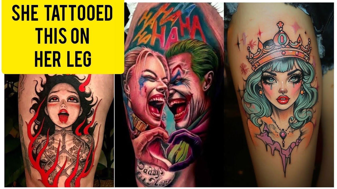 She Tattooed This on Her Leg… Is It Too Much?! 😳