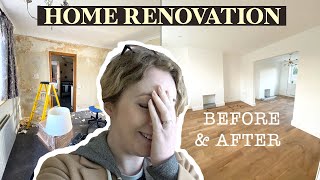 BEFORE + AFTER (let's take a look back!) •  UK HOME RENOVATION