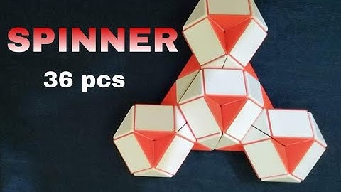 How to Make A Spinner With Rubik
