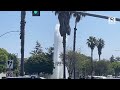 Salinas crews tape off Harden Parkway after huge water geyser between Target and Safeway