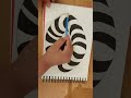 I Tried Drawing a 3D Torus… (Hard Optical Illusion) #shorts #3ddrawing #opticalillusion #geometry