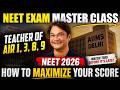 NEET 2026 Masterclass 🔥 Teacher of AIR 1, 3, 8 &amp; 9 Reveals How to Maximize Your Score | eSaral #neet