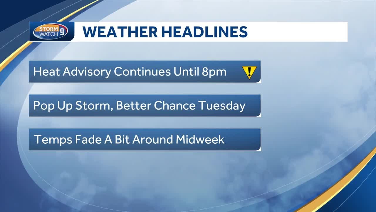 Video: Heat advisory in effect as temps reach 90s - YouTube