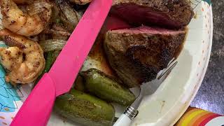 Texas Camper Sirloin Steak N Shrimp Dinner