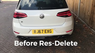 Golf r mk7.5 res delete