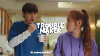 Troublemaker ‣ Wonho✘Haneul/ Somehow Family- CLC Kwon Eunbin&Cross Gene Shin Wonho