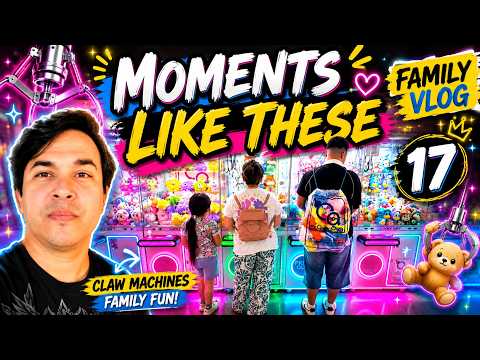 We Took The Family Out - Food & Claw Em Arcade Machine /  Day In The Life Vlog 17