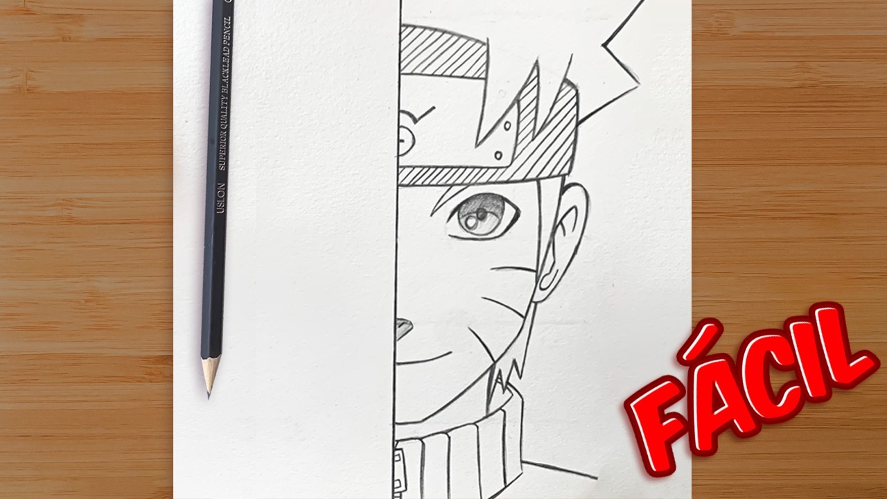 ️ Cómo Dibujar a Naruto Paso a Paso a Lápiz