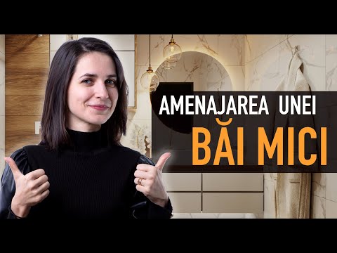 Video: Design frumos și original al unei băi mici - idei și caracteristici interesante