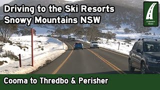 Driving from Cooma to Thredbo & Perisher  Snowy Mountains Ski Resorts, NSW [4K]