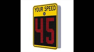 SafePace Evolution 18FM Driver Feedback Radar Speed Sign