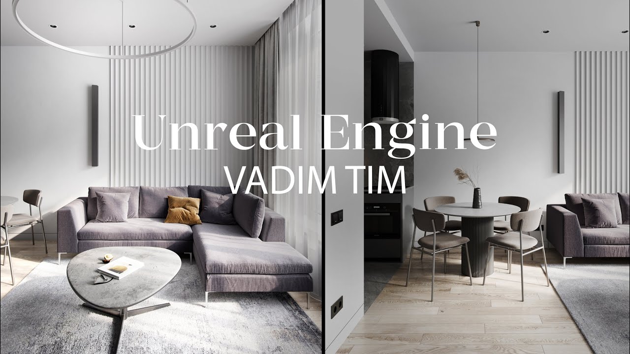 Интерьер в Unreal Engine | Работа Vadim Tim | Курс архитектурной ...