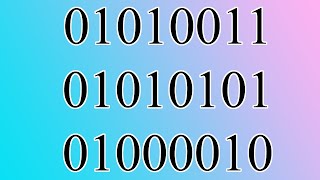 How To Read Binary Code