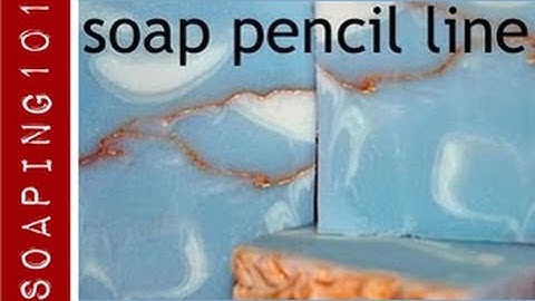 How to Make a Pencil Line {soap mica line}