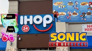 Sonic the Hedgehog Menu Item At Ihop